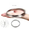 Toys 304 Rostfritt stål Firm Flow Ring Magic Armband Toy for Stress Relief Kinetic Science Education Spring Rings DHL4373856