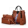 HBP Fashion Floral Handbags Lady Bags Women Axel Messenger Bag Cross Body Totes Purse 3st Set231l