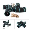 S Forma Pet Cat Tunnel Tubo Engraçado Brinquedos Para Gatos Dobrável Interactive Rabbit Play Jogos Gatinho Bate-papo 211122