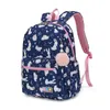 Skriv ut Barnens ryggsäck för tjej 1-3-6 Grade Girls 'School Backpack 6-8-12 år Söt Bunny SchoolBags För Girls Baby Kid Bag 211025
