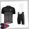 Equipo SCOTT Ciclismo Mangas cortas Jersey (babero) Conjuntos de pantalones cortos Hombre Verano Transpirable Ropa de bicicleta de carretera MTB Trajes de bicicleta Uniforme deportivo Y210414178