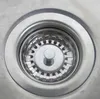 High Quality 79.3mm 304 Stainless Steel Kitchen Drains Sink Strainer Stopper Waste Plug Filter Bathroom Basin Drain SN5332