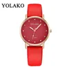 Wristwatches Luxury YOLAKO Brand Leather Quartz Women's Watch Ladies Fashion Women Clock Relogio Feminino Masculino