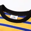 Baby Striped Sweatshirt Fashion Children's Clothing Kids Letter Pattern Long Sleeve Tops For Boys 3 5 6 8 10 12Year 210529