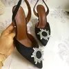 Designer Sukienka Buty Wysokie Obcas Pompy Formalne Damskie Party Kobiety Wskazane Toe Slingbacks