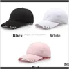 Chapeaux à bord avare chapeaux, écharpes gants mode aessoriesmen femmes casquette réglable sport décontracté hip-hop balle chapeau casquettes de baseball noir rose blanc