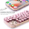 Алмазное блеск Bliter Bling Case Case для iPhone 6 7 8plus XR XS 11 12 13 14 Pro Max Crystal TPU Anti-Drop Moblie Covers