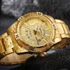 Naviforce marca de lujo para hombre reloj deportivo oro completo acero relojes de cuarzo hombres fecha impermeable reloj militar hombre relogio masculino 210407