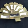 Yanlış Kirpik Vizon 100 adet Kağıt Ambalaj Kutusu için 25mm Lash Kutuları Ücretsiz Logo Ambalaj Makyaj Boş
