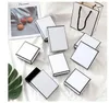 Multi-sizes White And Black Gift Packing Boxes Shopping Paper Bags Retail Jewelry Packaging for Earring Ring Bracket Pendant Necklace