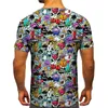 メンズTシャツ2022ファッション3D印刷夏Tシャツの面白い通りカジュアルXXS-6XL