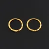 Anniyo 12 paren / diameter 1.5 cm Marshall Lente Ring Oorbellen Gouden Kleur Voor Vrouwen Meisjes Kiribati Sieraden Micronesië Geschenken # 163306