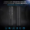 G50S Google Voice Air Remote Mouse Gyroscope Smart Android Tv Universal 2.4G USB Wireless IR Learning Remote Control pour Youtube