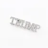 트럼프 2024 브로치 DIY 다이아몬드 배지 공예품