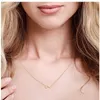 Charm Fashion Infinity 8 Pendant Necklaces Collares For Women Clavicle Necklace Wedding Colar Jewelry