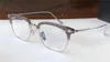 新しい眼鏡フレームメガネSluntradicti Men Eyeglassesデザインハーフフレームメガネヴィンテージスチームパンクスタイルwith Case150V