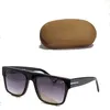 أزياء النظارات الشمسية العلامة التجارية الرياضية FT0907 نظارات نسائية UV400 واقية فورد رجالي مصمم Sunglassess الصندوق الأصلي