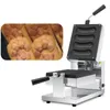 Livsmedelsbearbetning 110V 220V Kommersiell elektrisk hund Paw Waffle Baker Taiyaki maskin