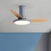 Ceiling Fans Modern LED Fan With Remote Control Light For Dining Living Room Bedroom Frequence Conversion Ventilador De Teto 220V