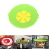 Kitchen Anti Overflow Pot Cover Silicone Pot Boil Anti Spill Lid Kitchen Cookware Oven Safe Pot/Pan Petal Spill Stopper Lids DAJ185