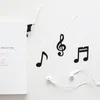 Bookmark 4 Pcs Geometric Set Mini Music Note Space Vintage Book Mark Gift Stationery Office School Supplies Marcadores A6767