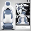 white leather seats