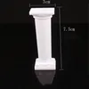 2022 new 8Pcs/Set White Small+Large Plastic Cake Pillars,Wedding Pillars Stand,Fondant Support Mold Valentine's Day Tools