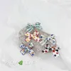 3 Sztuk Beutiful Hair Clip Hand Made Kids Girls Clips Bow Tie 210619