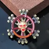 Doigt jouet fête fête une doublure calque métal fidget filant doigts gyroscope jeux main spinners dragon ailes oeil décompression anxiété jouets