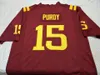 Chen37 Custom Men Youth Women Iowa State Cyclones #15 Brock Purdy Football Jersey Size S-5XL eller Custom Any Name eller Number Jersey