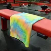 Handtuch Sport Tie-Dye Schweißabsorbierende Mikrofaser Outdoor Gym Verdickter Waschlappen zum Laufen