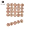 Let'S Make 200Pc Wholesale Wooden Teether Letter Wood Beads Beech Accessories For Paficier Chain Toys Baby 211106