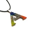 Keychains Trendy Colorful Ark Survival Evolution Keychain Pendant Necklace Letter Keyring Chaveiro Rope Choker Game Nyckel Holder Jewel4542701