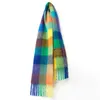 Sjaals Ac Sjaal Imitatie Kasjmier Regenboog Plaid Dikke Baard Warme Bib Sjaal Mode