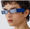 Punk Moda Vinatge Güneş Gözlüğü Kadınlar için Retro Dikdörtgen Tasarımcı Küçük Gözlükler Unisex Açık Gözlük Renkli Güneş Gözlüğü Hızlı Gemi