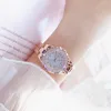 Rose Gold Часы Женщина Известный Бренд Бренд Алмазные Кварцевые Женские Наручные Часы Из Нержавеющей Стали Женские Часы Relogio Feminino 210527