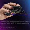 マウス無料ウルフX11 2.4G無線サイレントゲーミングマウス400mAh充電可能な7色サイクル呼吸ランプ1600DPI用ラップトップPC