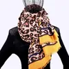 leopard pashmina halsduk