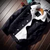 Men Denim Jacket Trendy Winter Warm Fleece Coats Mens Outwear Fashion Jean Jackets Male Cowboy Casual Clothes Plus Size 5XL 6XL 211110