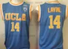NCAA UCLA BRUINS College Basketbal Jerseys Johnny Juzang 3 Zach Lavine 14 Kevin Love 42 Russell Westbrook 0 Lonzo Ball 2 Reggie Miller 31 Blauw Wit Geel Walton 32