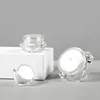 5 grammes 10 15 ML Diamond Clear Jars Récipient cosmétique en plastique Récipient vide pour échantillons de maquillage Pot en plastique transparent pour fard à paupières, ongles, poudre, peinture