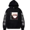 Anime Tokyo Ghoul pulôveres tops mangas compridas hoodie macho pano Y0803