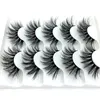 False Eyelashes 2022 5/10 Pairs Mink 3D Lashes Thick Crisscross Makeup Eyelash Extension Natural Volume Soft Fake Eye