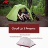 Camping Tent Cloud Up 1 2 3 Upgraded Ultralight Waterproof Outdoor Hiking Nylon Backpacking s With Free Mat 220104