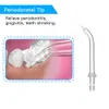 5x buse d'embouts de Jet de soie dentaire Portable remplaçable pour irrigateur Oral nettoyant de dents de fil d'eau dentaire + tête de brosse à dents
