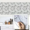 Naklejki ścienne 10 sztuk / zestaw wymiennych mozaiki Projekt samoprzylepny Wodoodporna PVC Domowa łazienka dekoracja Kuchnia Naklejka