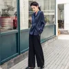 Niebieski design Wiosna V-Neck Satin Plus Size Kobiety Notoszone Solid Solid CHIC Full Sleeved CrInge Office Lady Shirts 210421