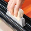 Window Groove Cleaning Brush Hand-held Crevice Cleaner Tools Fixed Brush Head Design Scouring Pad Material Window Slides and Gaps DAS32