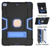 Casos de tablets para iPad 6/Air2/Pro9.7 Air/5 2/3/4 Funções de kickstand Camera Protection Shock Proof Tampa com suporte para caneta