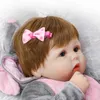 18inch 42cmlifelike Reborn Dolls Babies Silicone Reborn Baby Boy Dolls Baby Real Alive Toys for Girls Bebe Gift Reborn Bonecas Q09